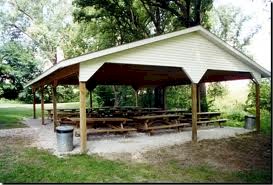 The picnic shelter